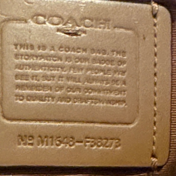 Coach Leather Crossbody in Warm Brown with Gold Hardware - Picture 14 of 17